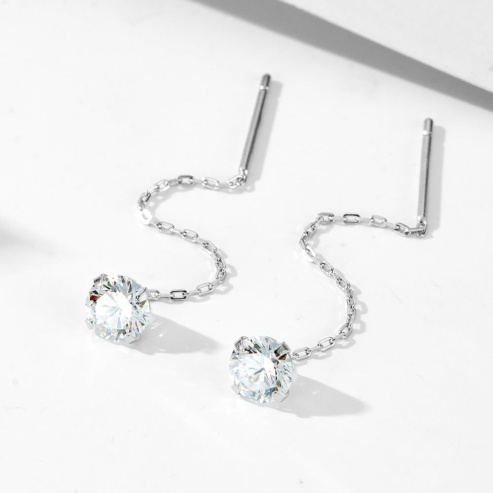 pendientes de plata de ley mujer